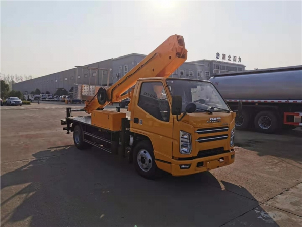 國(guó)六江鈴順達(dá)藍(lán)牌17.5米直臂伸縮式高空作業(yè)車(chē)