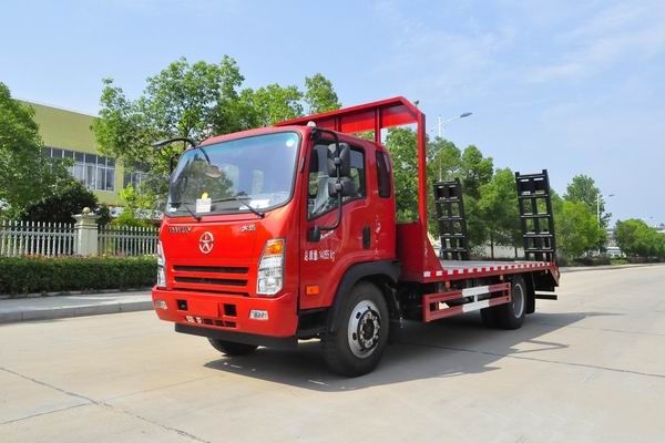 這款國六挖機平板運輸車很火，關注沒？